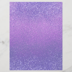 Papier de scrapbook violet et rose Ombre Shimmer