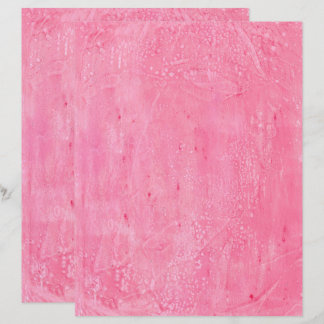 Papier de scrapbooking à fond rose givré