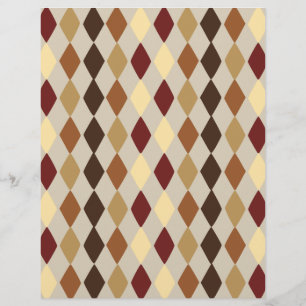 Papier de scrapbooking à motif diamant