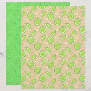 Papier de scrapbooking au citron