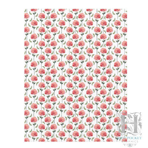 Papier de scrapbooking Chrysanthème