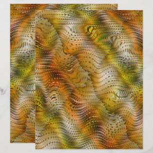 Papier de scrapbooking en faux cuir de serpent ET 