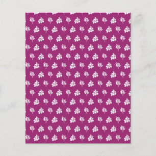 Papier de scrapbooking Feuille blanc tropical