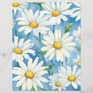 Papier de scrapbooking floral