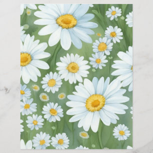 Papier de scrapbooking floral