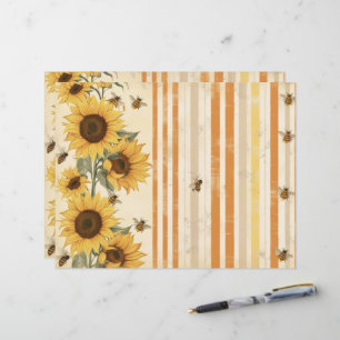 Papier de scrapbooking pour journal vintage avec t