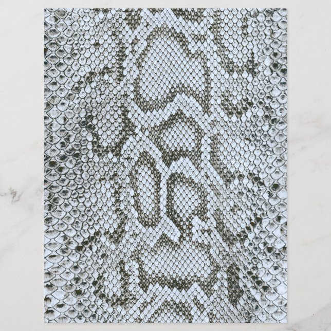 Papier de scrapbooking Texture de peau de serpent  (Devant)