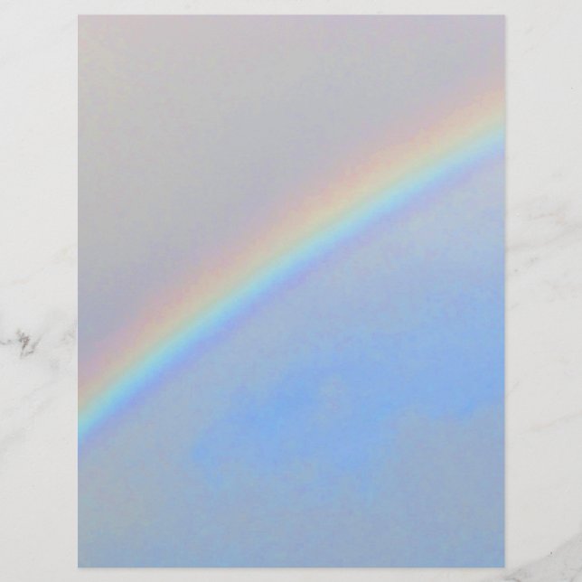 Papier de scrapbooking - Variations d'arc-en-ciel (Devant)