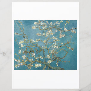PAPIER DE SCRAPBOT : VAN GOGH : ALMOND BLOSSOM