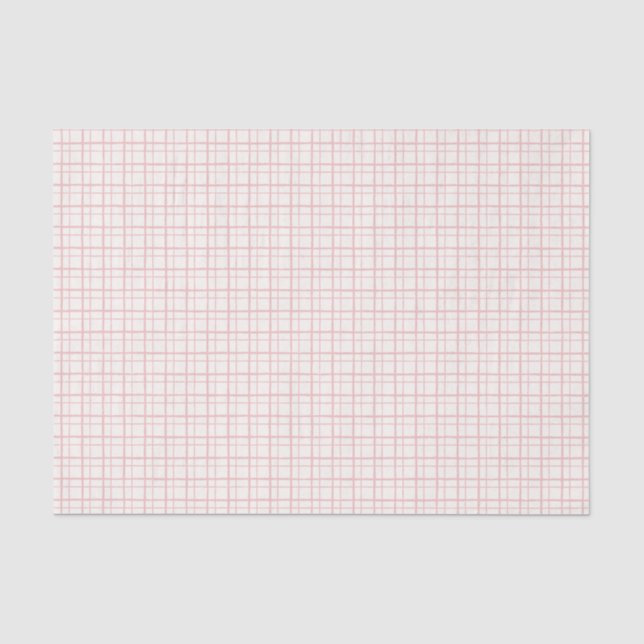 Papier de soie à grille chancelante pastel esthéti (Recto)