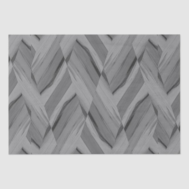 Papier de soie à motif marbré gris complexe (Recto)