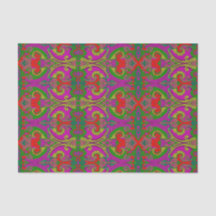 Papier de soie à tourbillons audacieux (Violet)