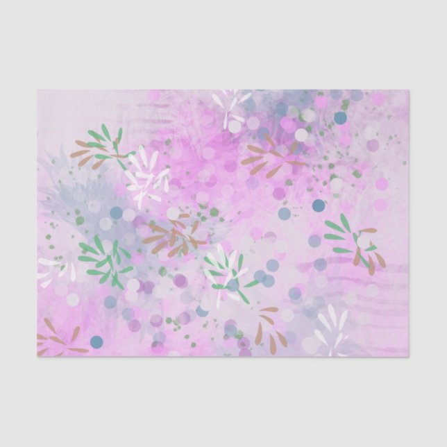 Papier de soie abstrait moderne (Recto)