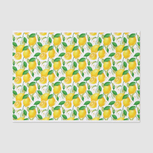 Papier de soie au citron (Recto)