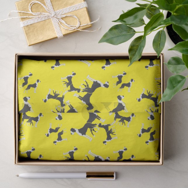 Papier de soie avec Grand Danois (Cadeau)