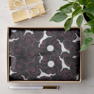 Papier de soie avec grands danois