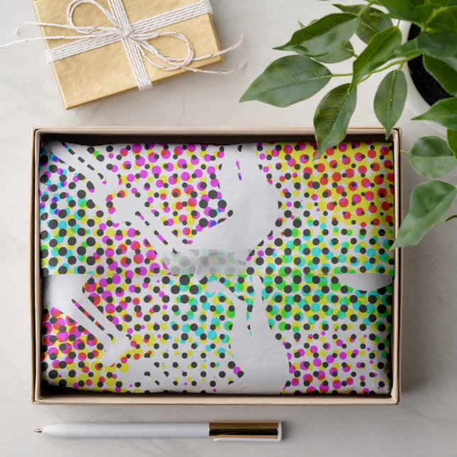 Papier de soie avec grands danois (Cadeau)
