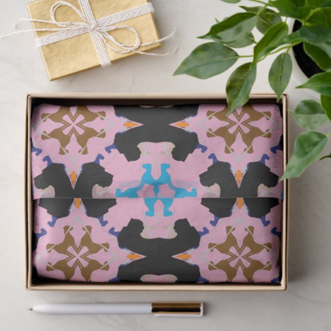 Papier de soie avec grands danois (Cadeau)