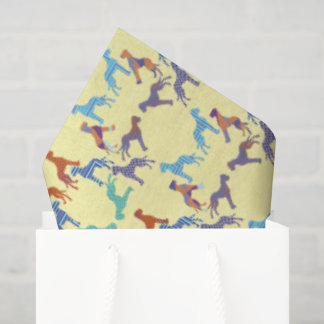 Papier de soie avec grands danois