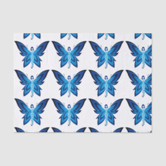 Papier de soie bleu Faery 4,5 kg, blanc