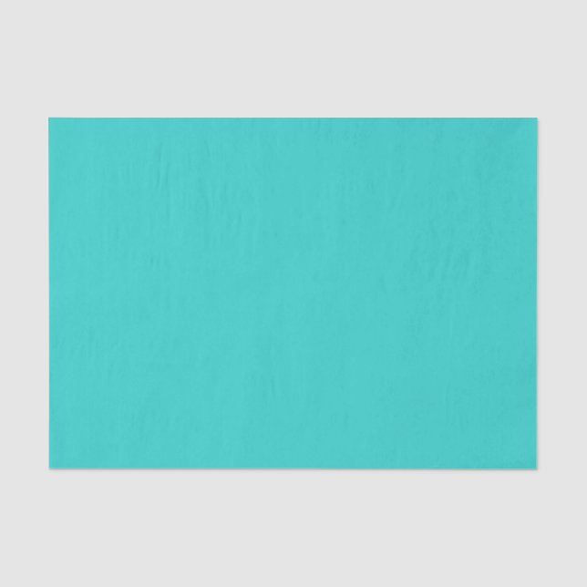 Papier de soie bleu mer uni (Recto)
