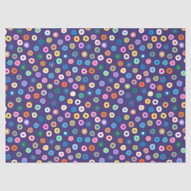 Papier de soie bonbons violets (Recto)