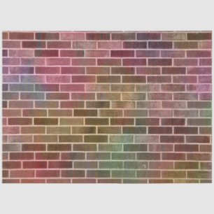 papier de soie briques colorées