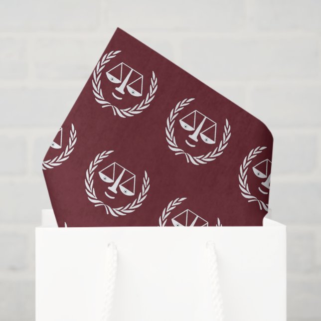 Papier de soie cadeau d'avocat (Sac cadeau)