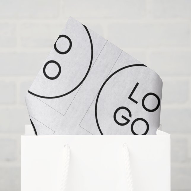 Papier de soie cadeau d'entreprise avec logo perso (Sac cadeau)