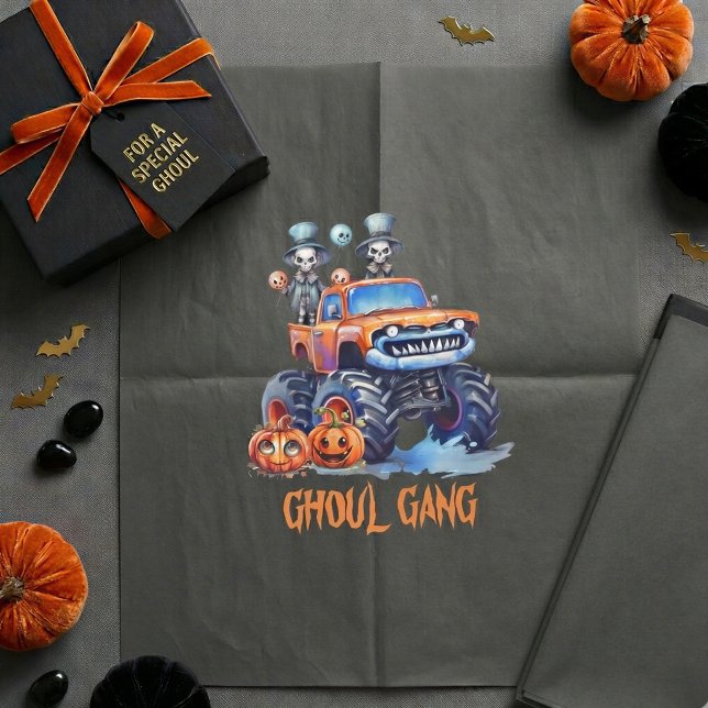 Papier de soie cadeau effrayant Gang de goules (Créateur téléchargé)