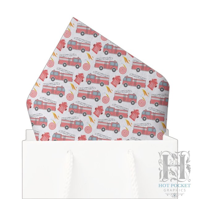 Papier de soie Camion de pompiers (Créateur téléchargé)