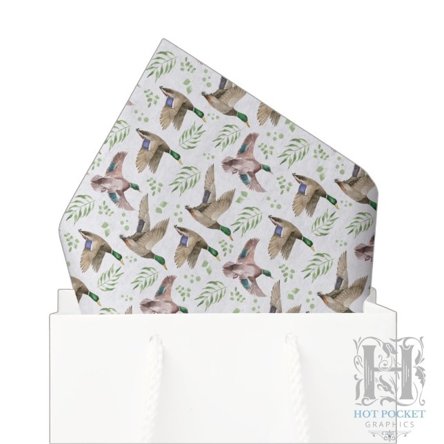 Papier de soie Canards colverts (Créateur téléchargé)