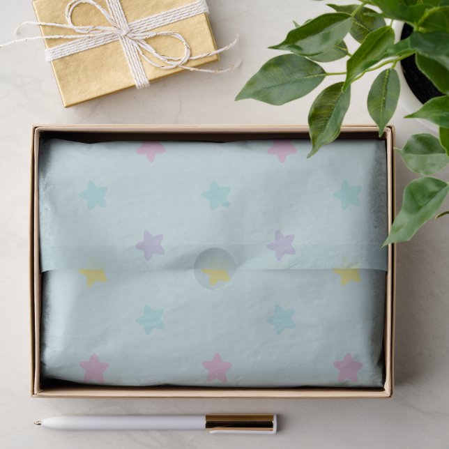 Papier de soie Caticorn | Bleu sarcelle  (Cadeau)