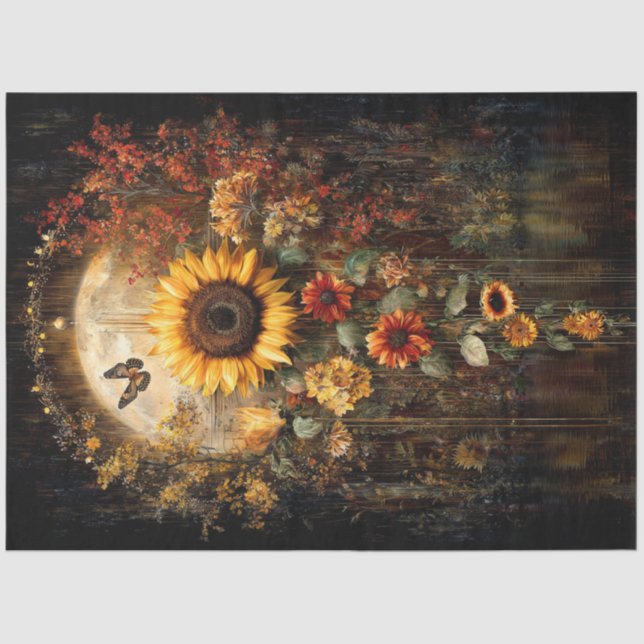 Papier de soie Cendres de l'automne (Recto)