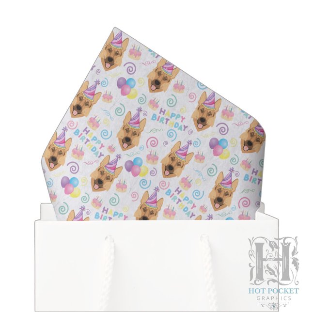 Papier de soie Chien de berger allemand (Créateur téléchargé)
