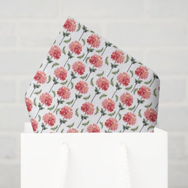 Papier de soie Chrysanthème (Sac cadeau)