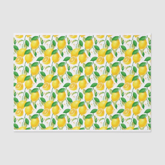 Papier de soie citron (Recto)