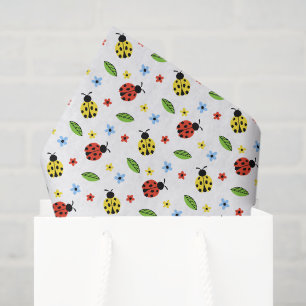 Papier de soie coccinelle, découpage coccinelle
