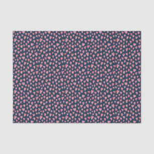 Papier de soie cœur de la Saint-Valentin rose