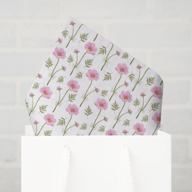 Papier de soie Cosmos (Sac cadeau)