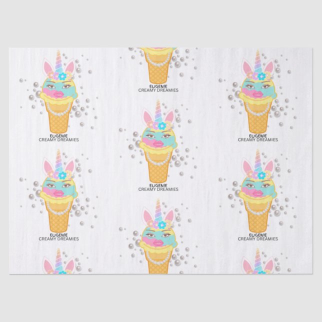 Papier de soie Creamy Dreamies (Recto)