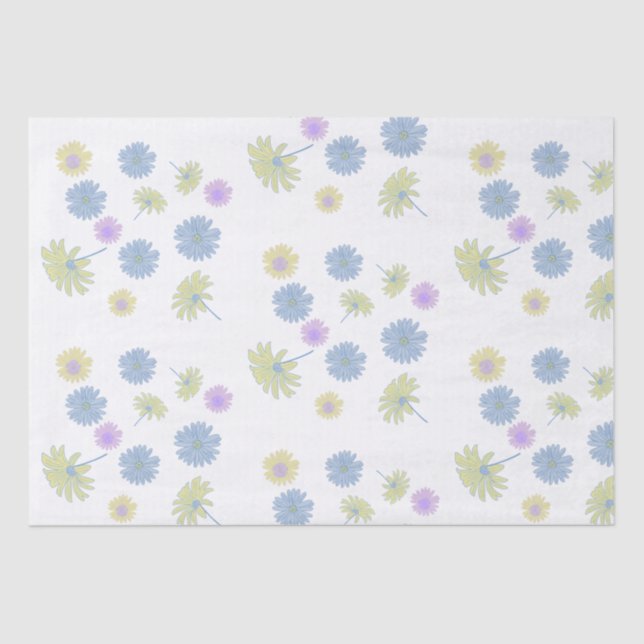 Papier de soie Dainty Daisies (Recto)