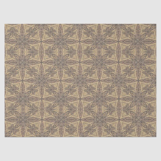 Papier de soie d'art marocain (Recto)