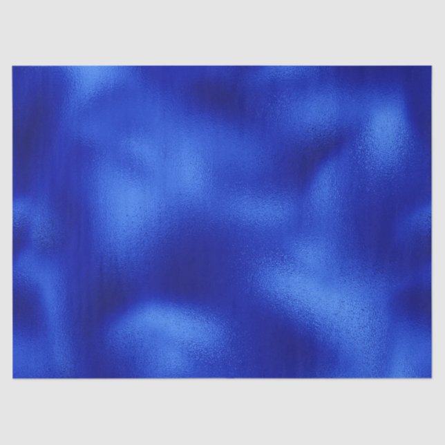 Papier de soie de Hanukkah en feuille royale bleue (Recto)