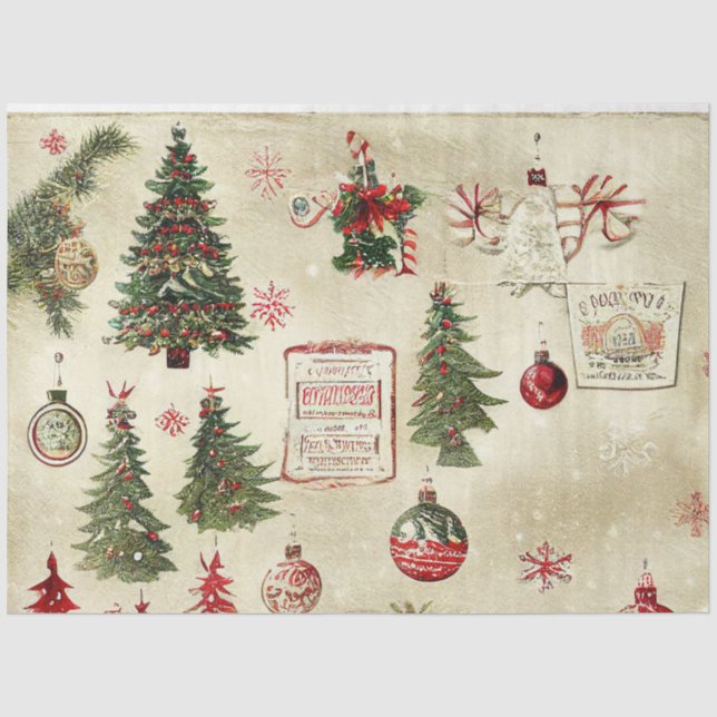 Papier de soie de la série Ole Christmas Design #3 (Recto)