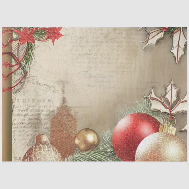 Papier de soie de la série Ole Christmas Design #9 (Recto)