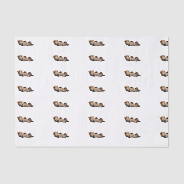 Papier de soie de la soie 10lb fait sur commande, (Recto)