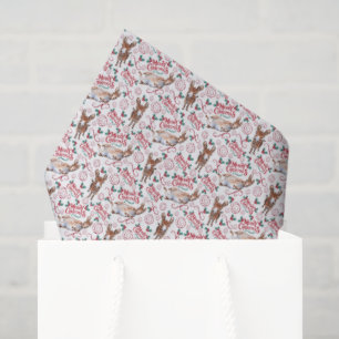 Papier de soie de Noël Âne Fantaisiste