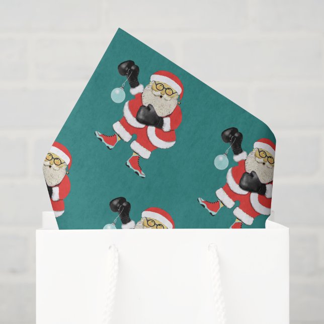 Papier de soie de Noël de boxe (Sac cadeau)