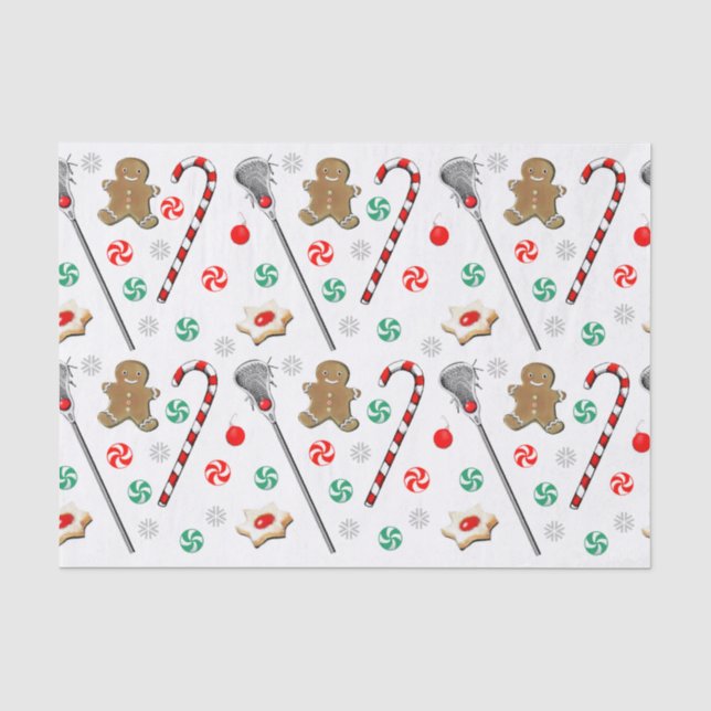 Papier de soie de Noël de crosse (Recto)